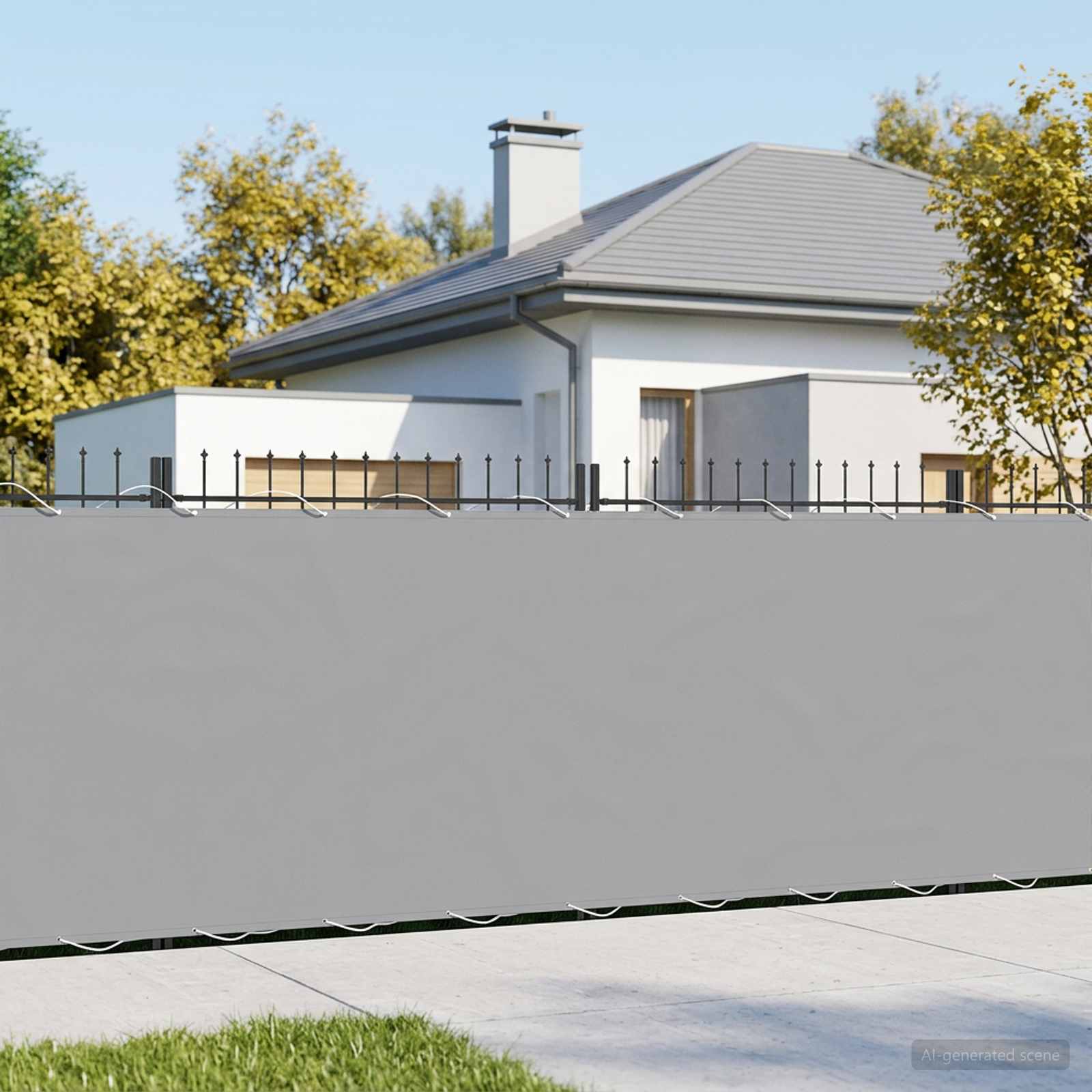 Ekran Prywatności Balkonowej 180 x 300 cm Tkanina z powłoką PU vidaXL