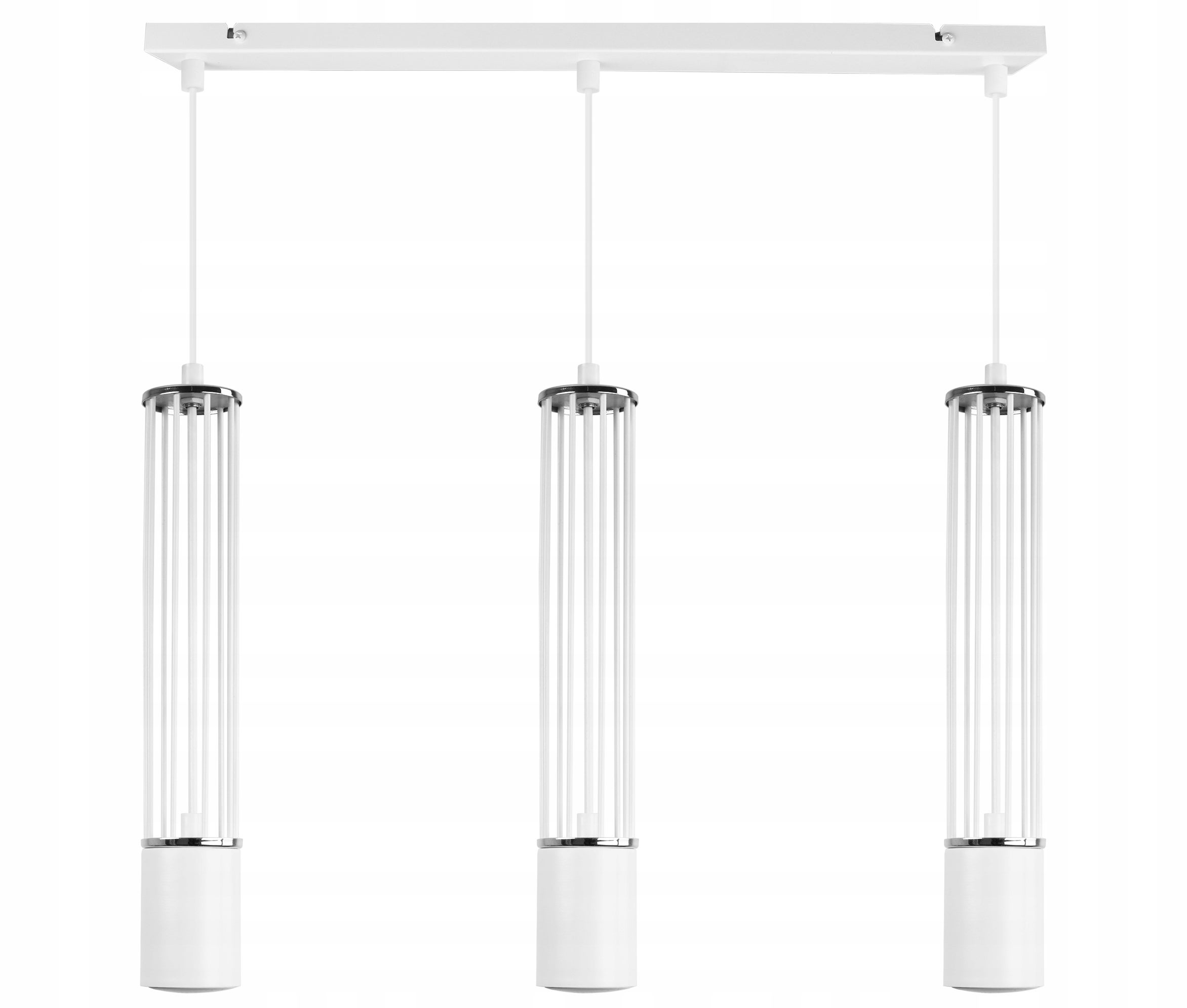 Lampa sufitowa wisząca Light Home LH Aria 3x GU10 biały/srebrny