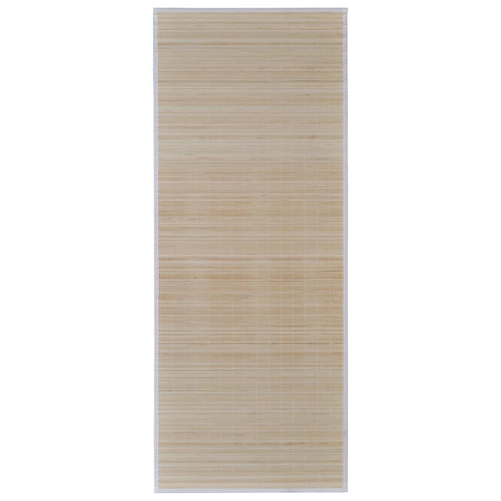 Prostokątne, naturalne maty bambusowe, 4 szt., 120 x 180 cm