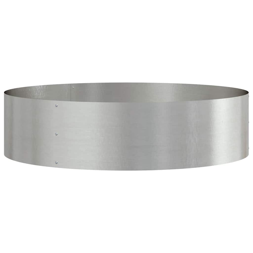 Anel de Vaso Prateado 80 x 80 x 20 cm Aço inoxidável