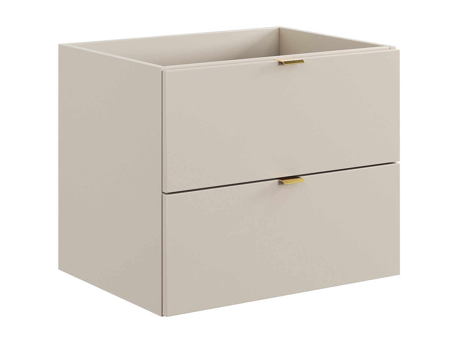 Podwieszana szafka pod umywalkę - Kolor beżowy - 60 cm - LAVENA