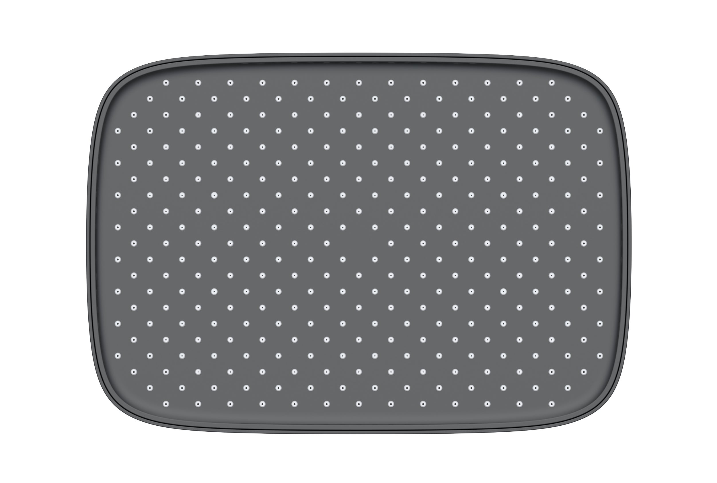 Bernstein Deszczownica D2201E 30x21 cm system antywapienny czarny mat