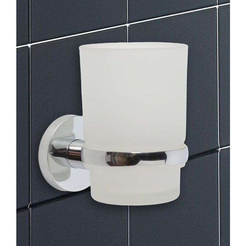 Samoprzylepny uchwyt na szczoteczkę do zębów z kubkiem montowany na ścianie (niezbędny) - Stylowy samoprzylepny uchwyt na szczoteczkę i pastę do zębów