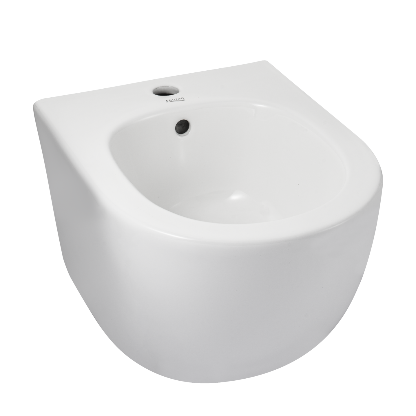 Balneo Bidet Wiszący ASOX WC Biały Podwieszany Ceramiczny z zestawem montażowym