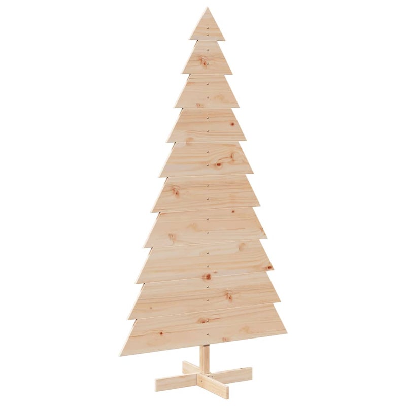 Drewniana choinka do udekorowania 180 cm lite drewno sosnowe
