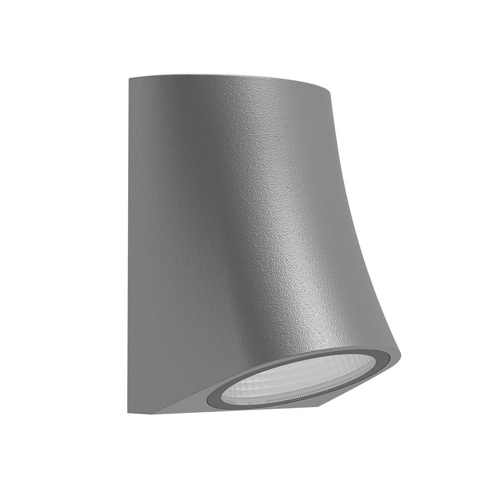 Kinkiet zewnętrzny LED Helio 8W 3000K ciemnoszary IP65 IK08 Iberlamp