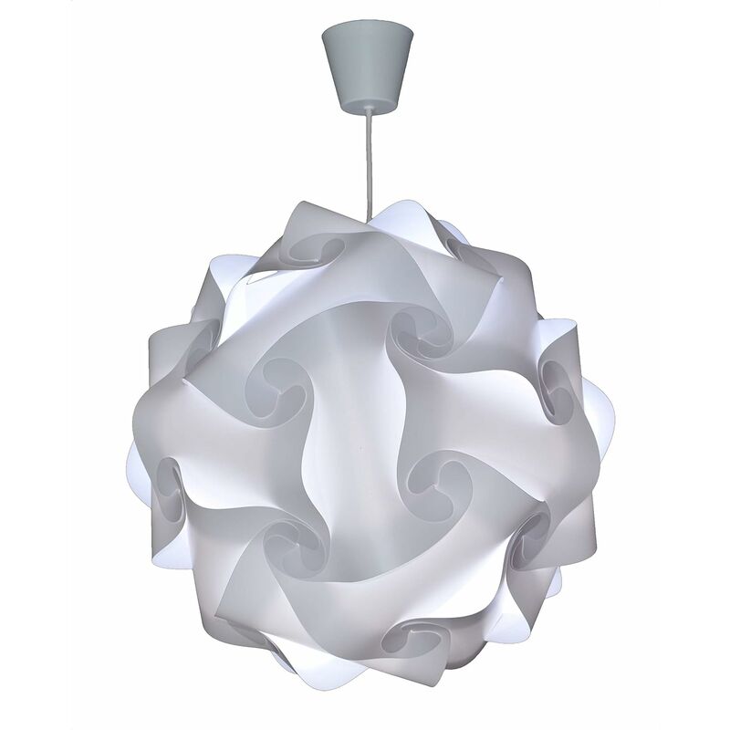 Lampa wisząca DIY – gotowy do podłączenia żyrandol do sypialni z abażurem montowanym na suficie, idealny do salonu, sypialni dziecięcej, młodzieżowe
