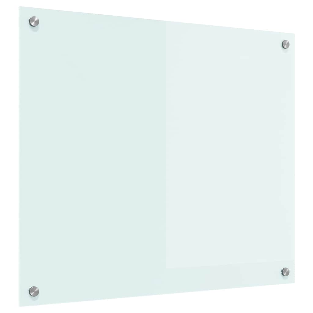 Panel Kuchenny ze Szkła Hartowanego 70x60 cm Mleczny do Kuchni