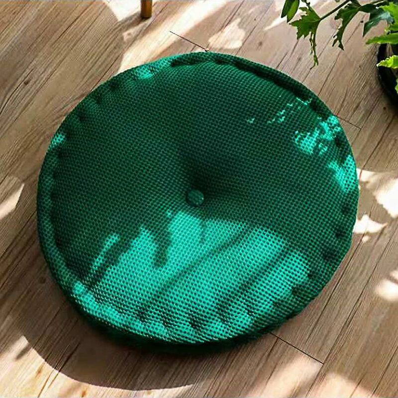 Poduszki na krzesła, poduszki na krzesła do domu, biura, ogrodu, kuchni i salonu, 40 cm (ciemnozielone)