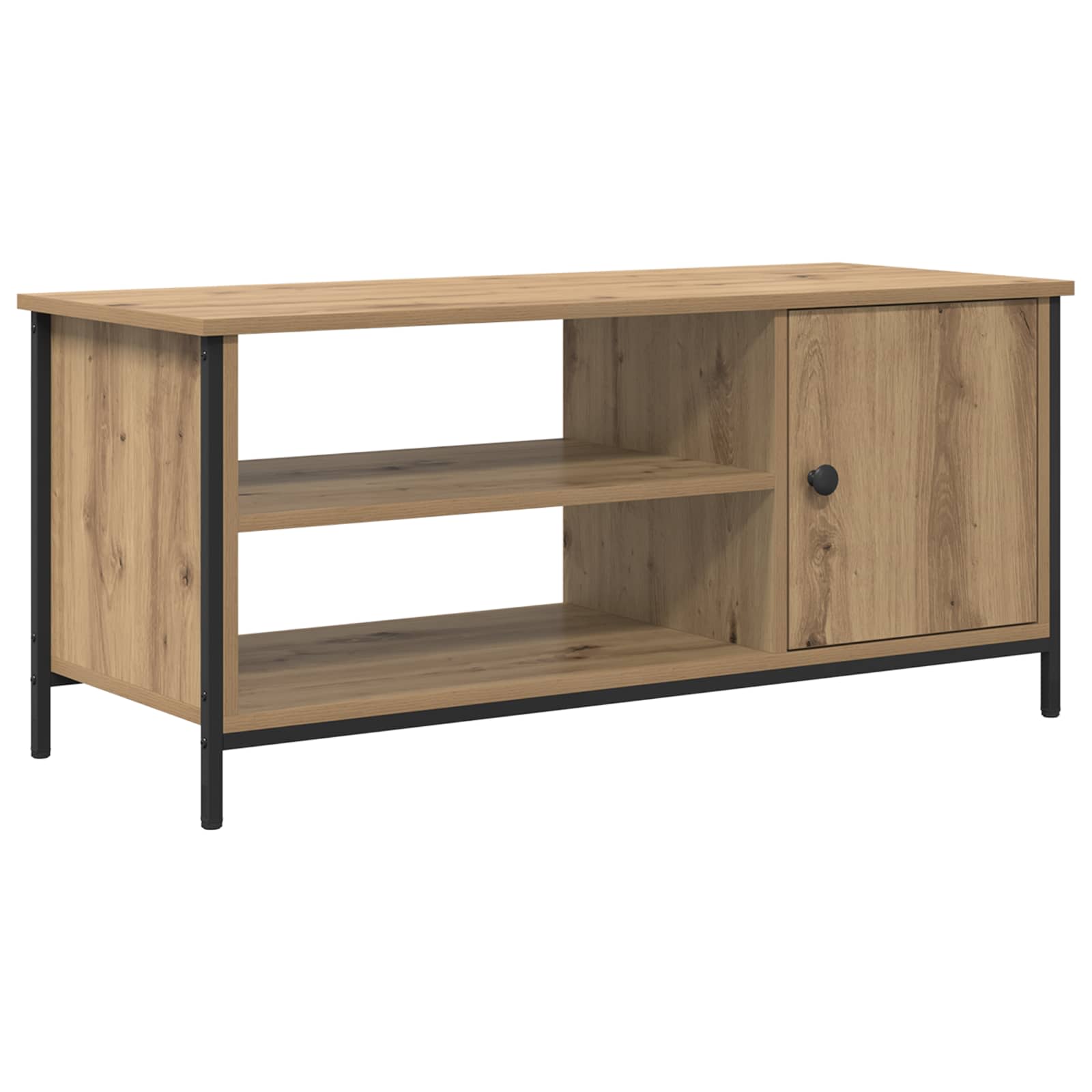 Szafka pod telewizor 100 x 40 x 45 cm Dąb rzemieślniczy
