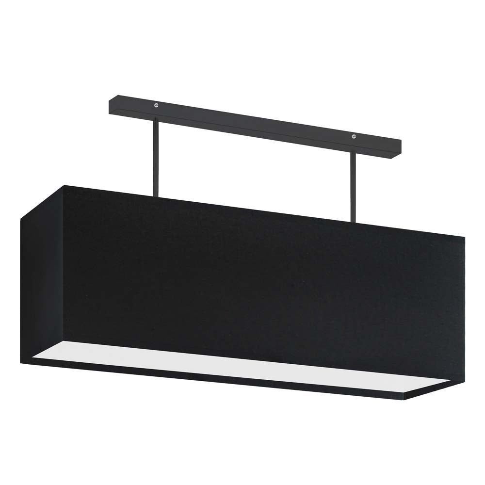 Lampa żyrandol plafon sufitowa z abażurem prostokąt MONO P1