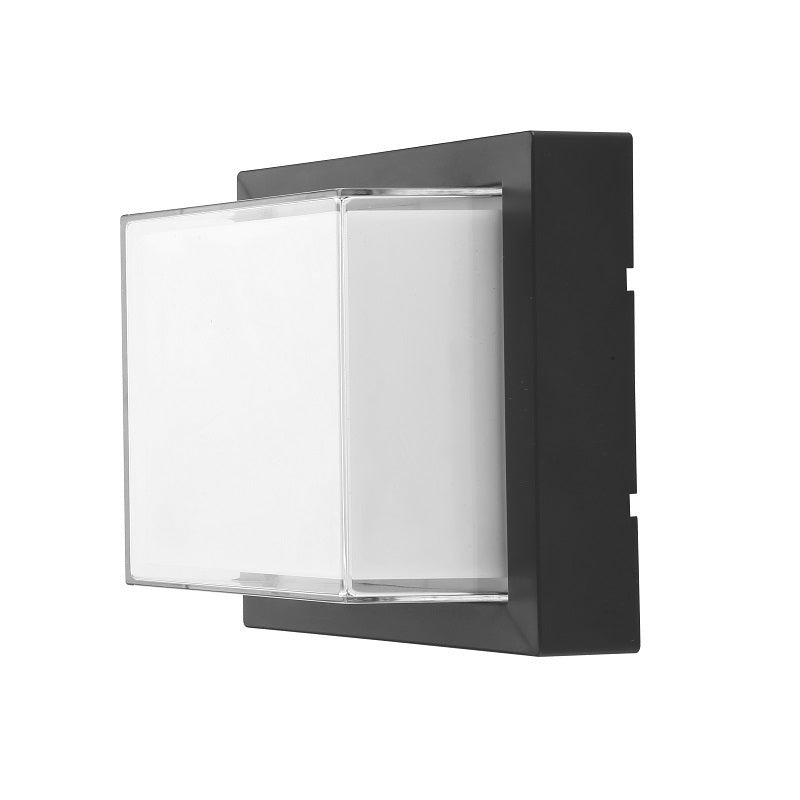 Lampa Ścienna LED Sterowana RGBW 12W IP54 Kwadratowa - SILUMEN