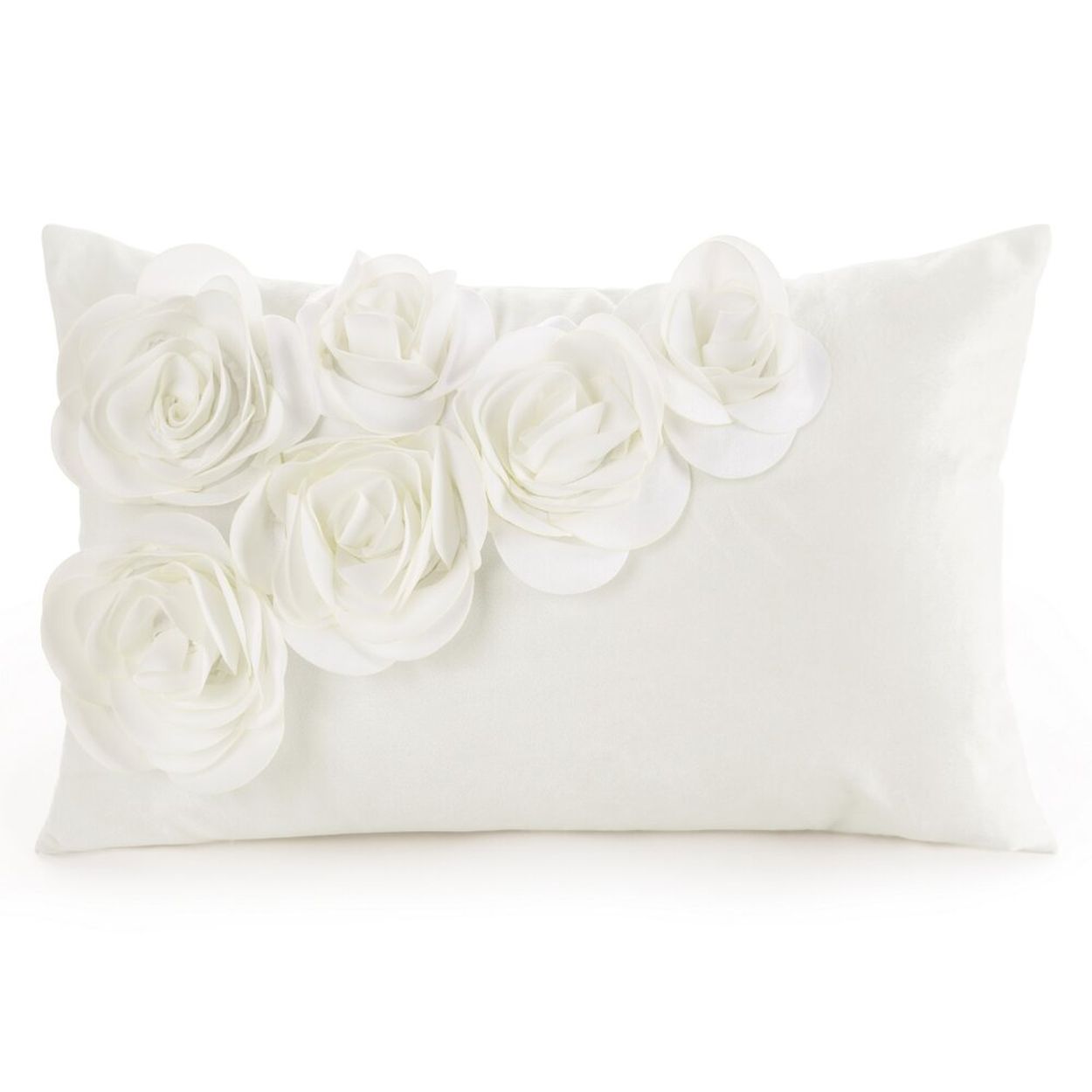 Poszewka dekoracyjna FLORES Eurofirany kremowa 30x50 cm 1 szt.