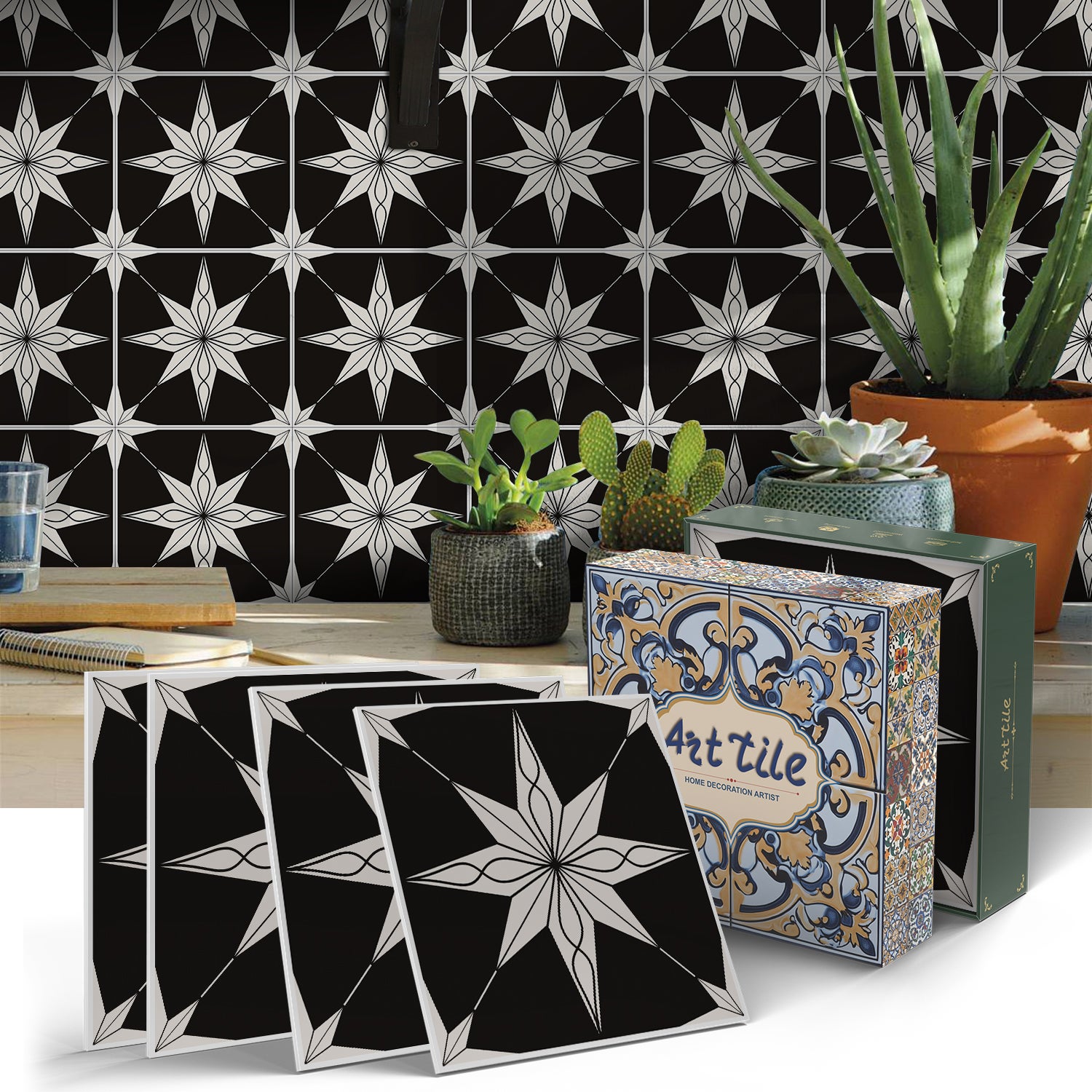 Zestaw 12 samoprzylepnych paneli ściennych 3D, płytki backsplash, naklejki dekoracyjne, wodoodporne i odporne na ciepło, 15 cm x 15 cm