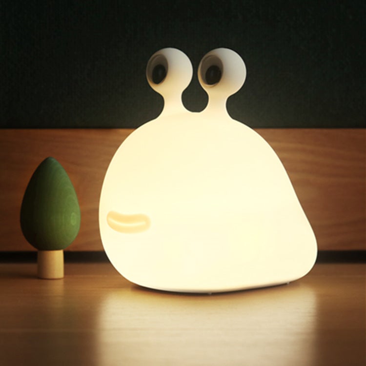 Lampka nocna Slug Bug, ładowana przez USB, silikonowa lampka nocna z timerem, lampka nocna Ślimak do sypialni