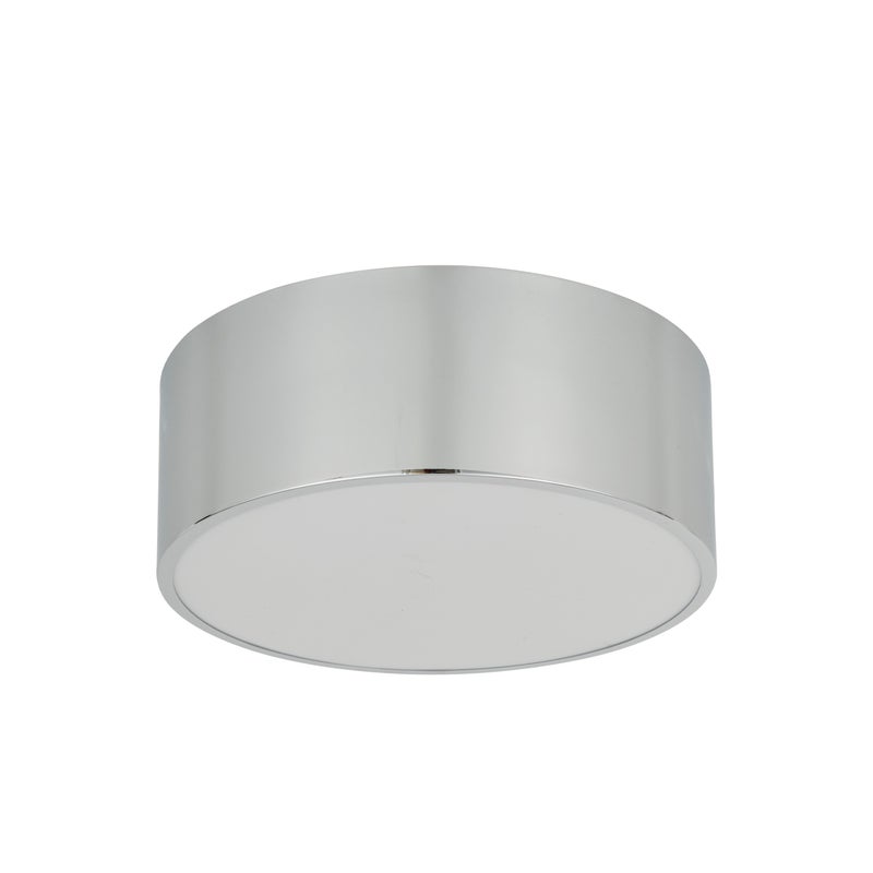 Plafon Łazienkowy Livo Srebrny S 2Xe27 Ip54 Metalowy Chrom