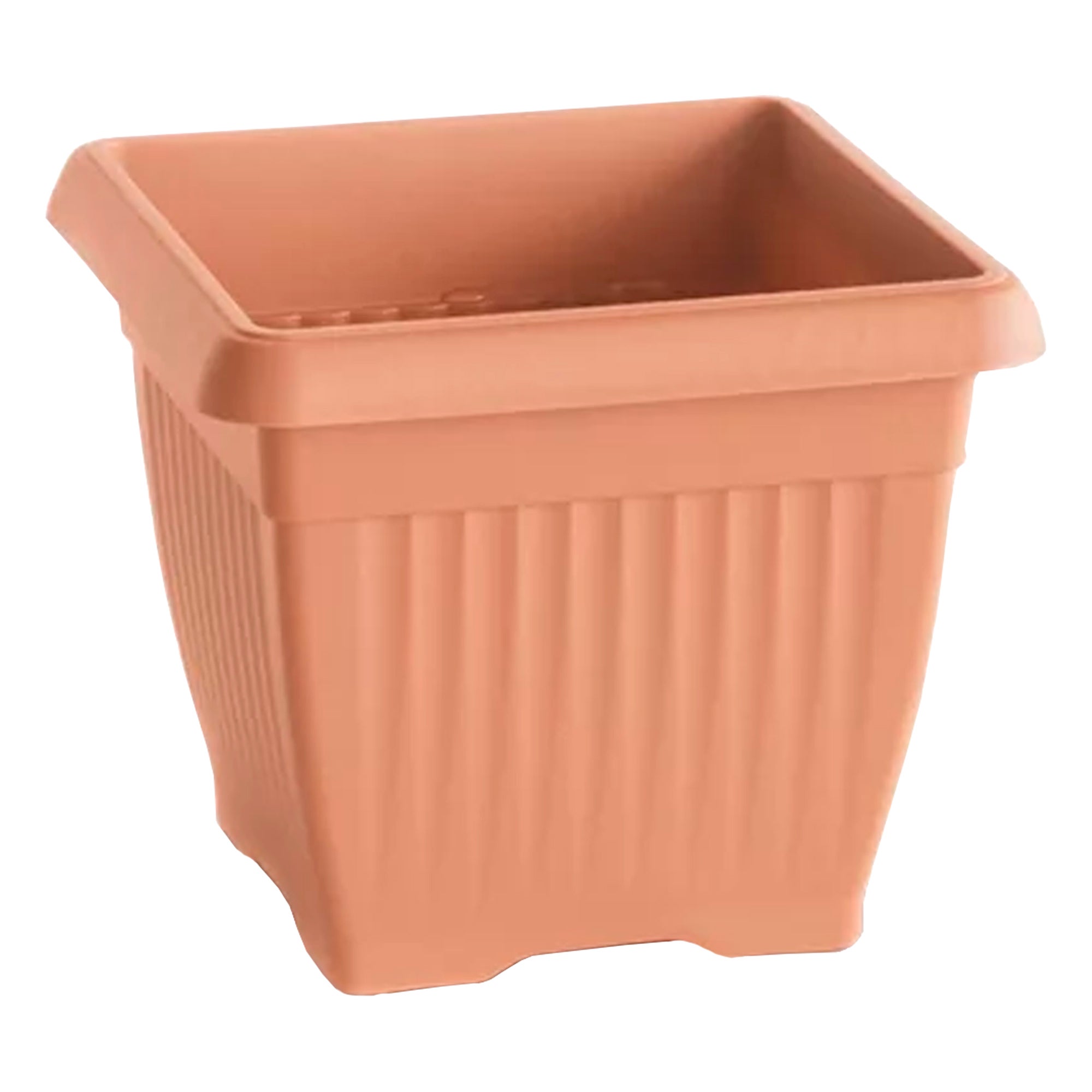Doniczka kwadratowa Prosperplast Terra DKWT30 kolor Terakota 1szt