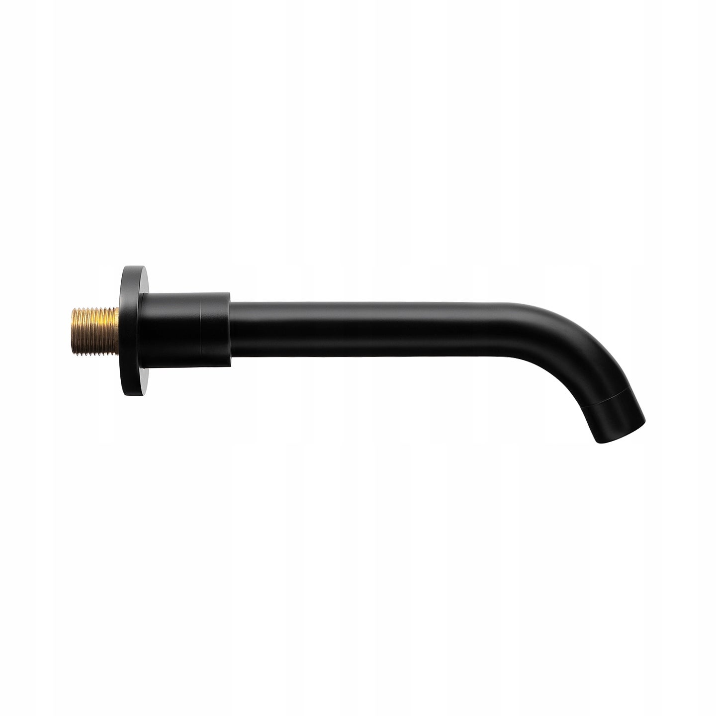 CZARNA WYLEWKA PODTYNKOWA DO BATERII PODTYNKOWEJ WANNOWA OKRĄGŁA 21,5 CM