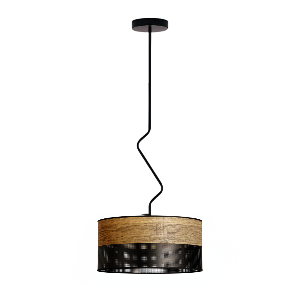 Lampa sufitowa żyrandol lampa wisząca z abażurem walec VESSO