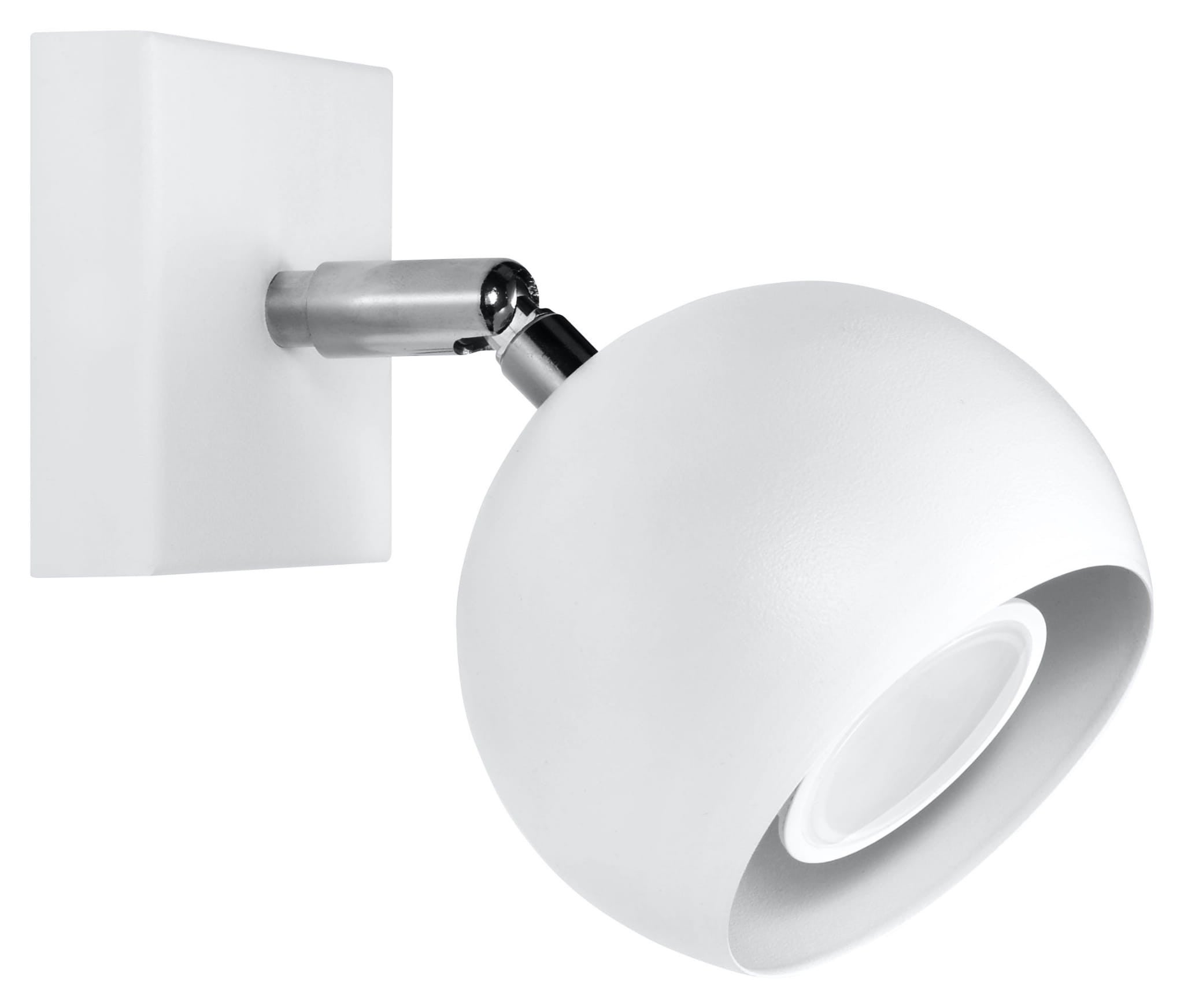 Applique Acier Blanc GU10 1 Oculare