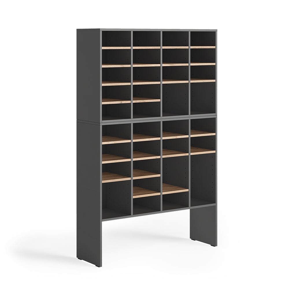 Vicco zestaw szafek na buty Lysander, Antracyt/Dąb goldkraft, 104.2 x 65.5 cm 2 części