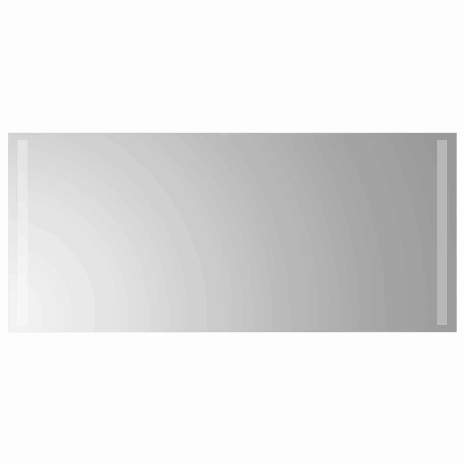 Lustro Łazienkowe Ścienne 90x40 cm z LED ze Szkła Hartowanego Przezroczyste
