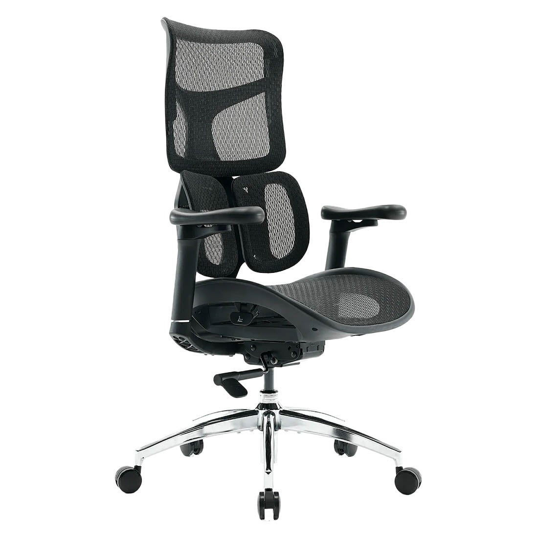 Fotel ergonomiczny 4D Spacetronik Springo SPC-SPRINGO-22B Czarny