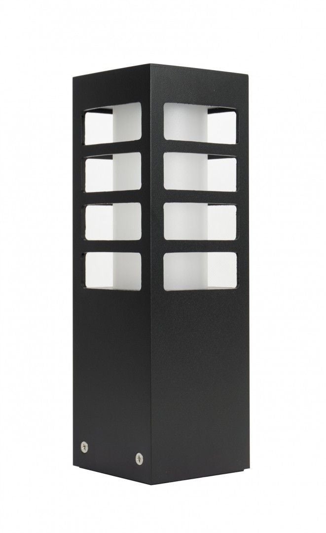 Słupek ogrodowy 25 cm 1xE27 czarny IP54 SU-MA RADO RADO III 3 BL