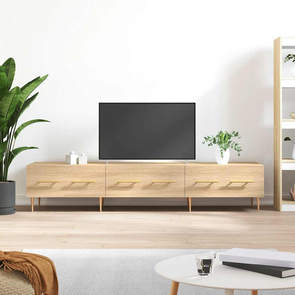 vidaXL Szafka telewizor, dąb sonoma, 150x36x30 cm