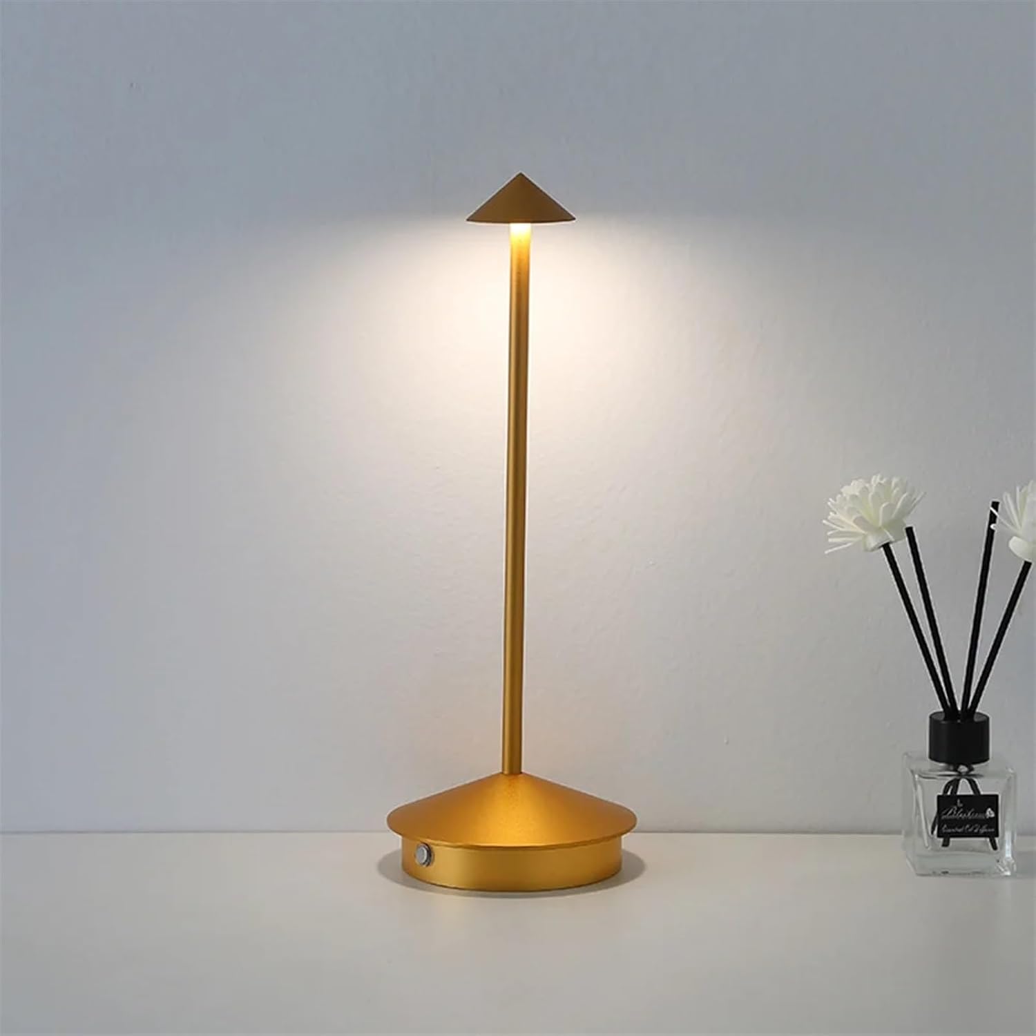 Lampka stołowa w kształcie grzybka (1 sztuka), przenośna lampka nocna LED ładowana przez USB, odpowiednia do sypialni.