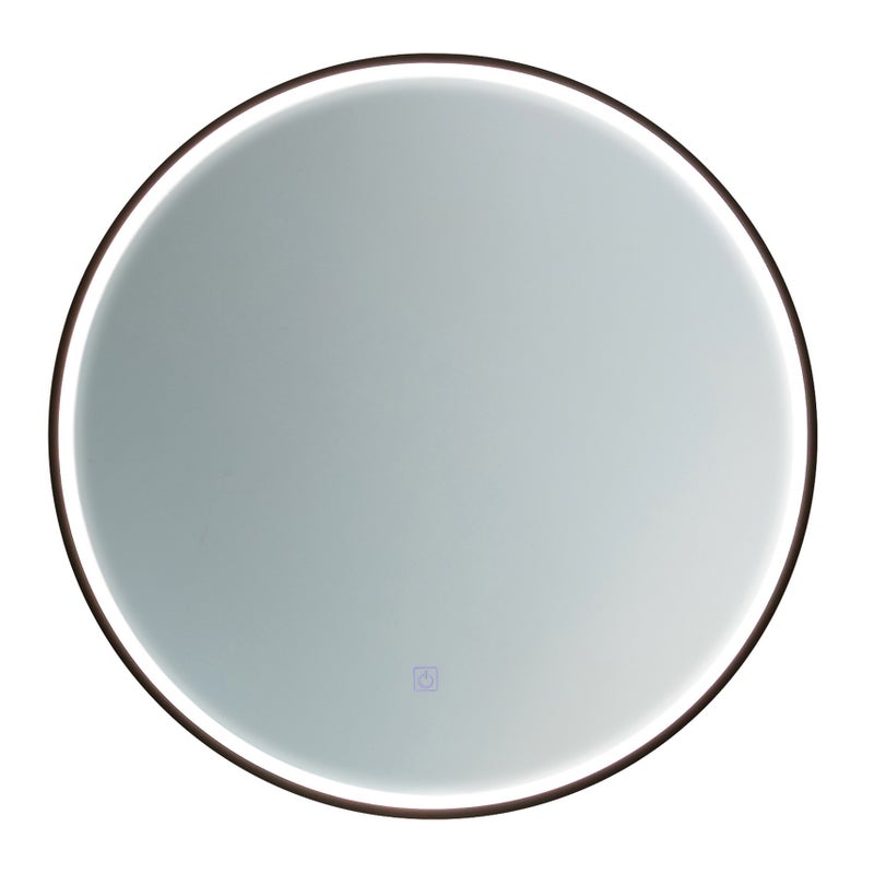 Lustro LED w ramie 80 x 80 x 4 cm