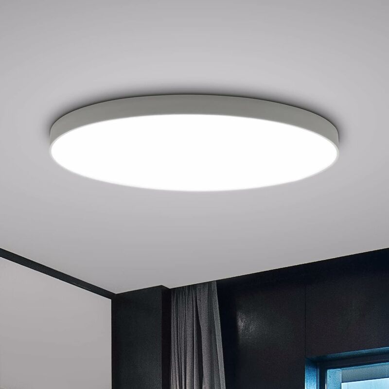 Lampa sufitowa LED Ø23 cm 12 W 6500 K Lampa sufitowa do łazienki Wodoodporna IP55 Okrągła lampa sufitowa LED Nadaje się do łazienki, sypialni, kuchn