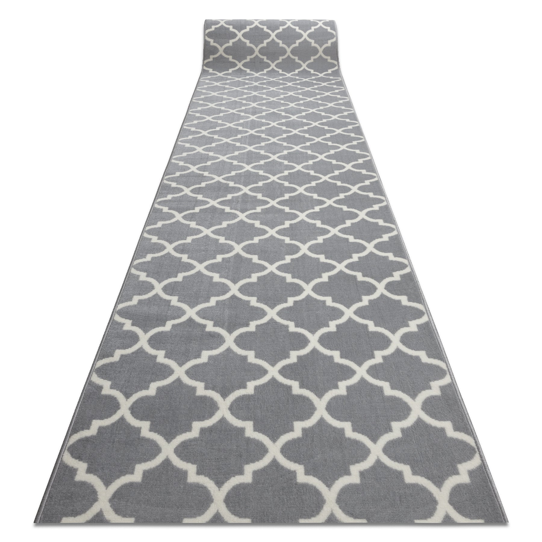 CHODNIK BCF MORAD Trelis koniczyna marokańska szary / krem 70 cm 70x110 cm