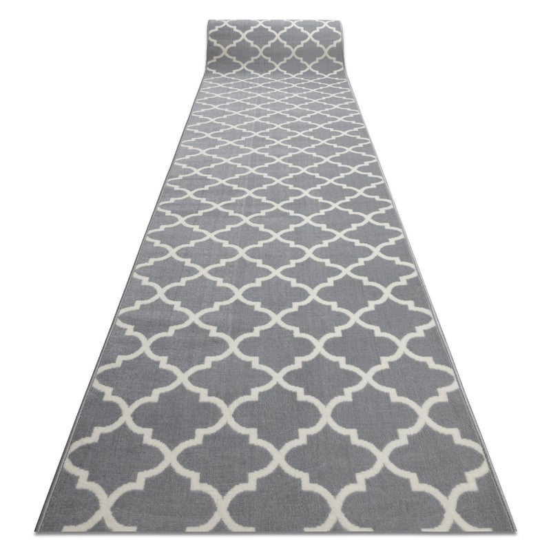 CHODNIK BCF MORAD Trelis koniczyna marokańska szary / krem 70 cm 70x110 cm