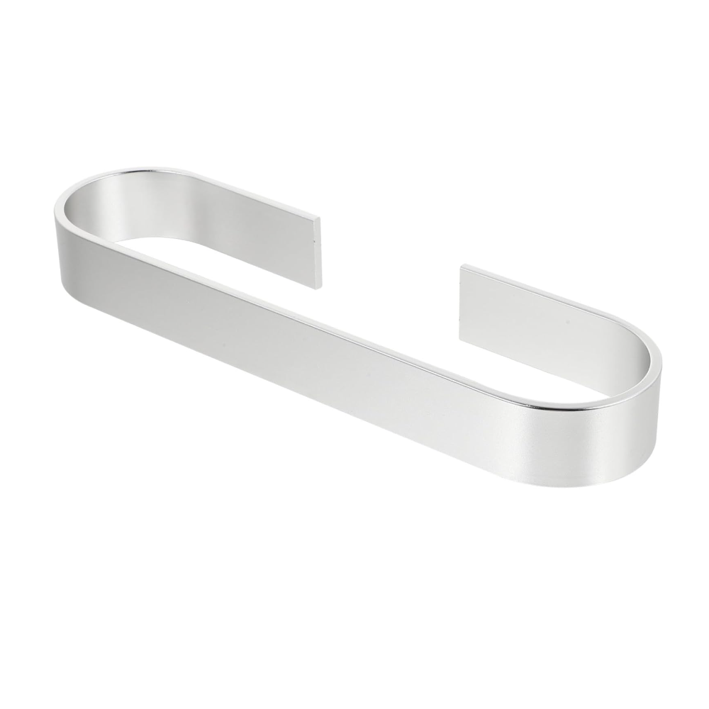 Wieszak na ręczniki Space z aluminium, dostosowany do łazienki i kuchni, oszczędzający miejsce, 25 cm (srebrny)