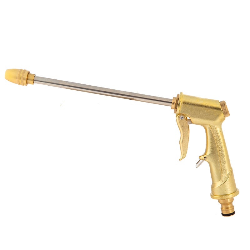 Metalowy pistolet do podlewania, metalowa konewka wysokociśnieniowa, wytrzymały pistolet do podlewania ogrodu z mosiężną dyszą