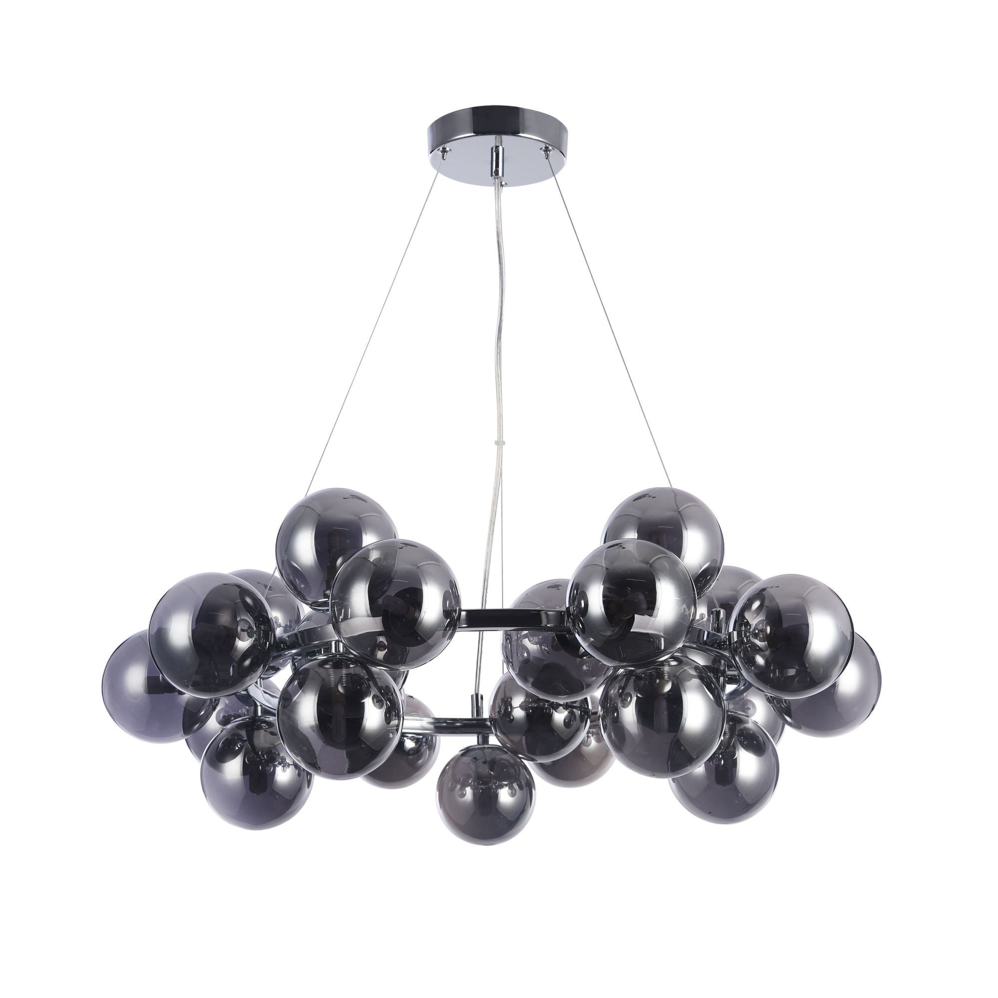 Lampa wisząca chrom, szklane kule Dallas Maytoni MOD548PL-25CH