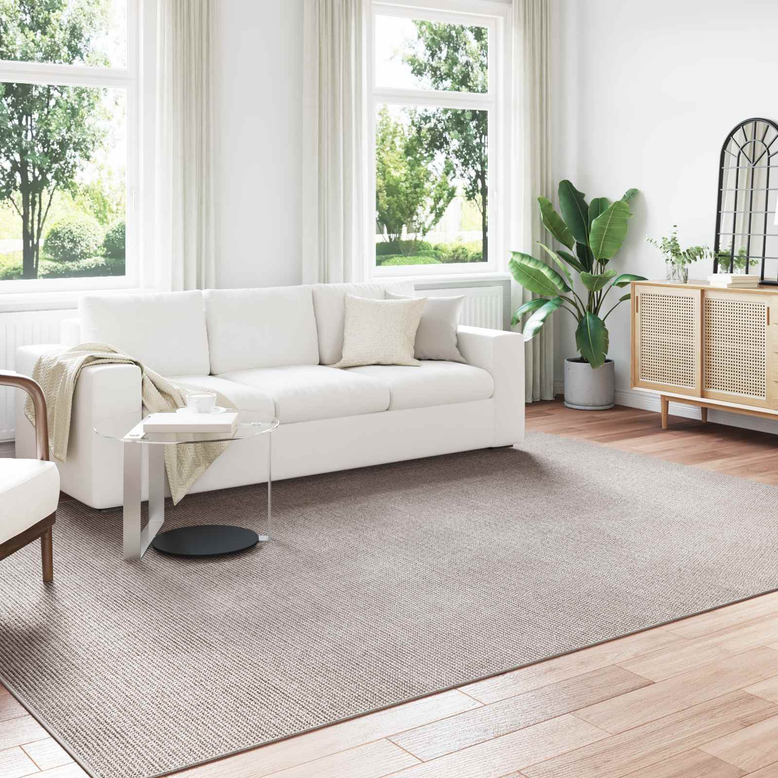 Dywany pokojowe LUGO Kremowy i Taupe 340 x 240 cm Poliester vidaXL