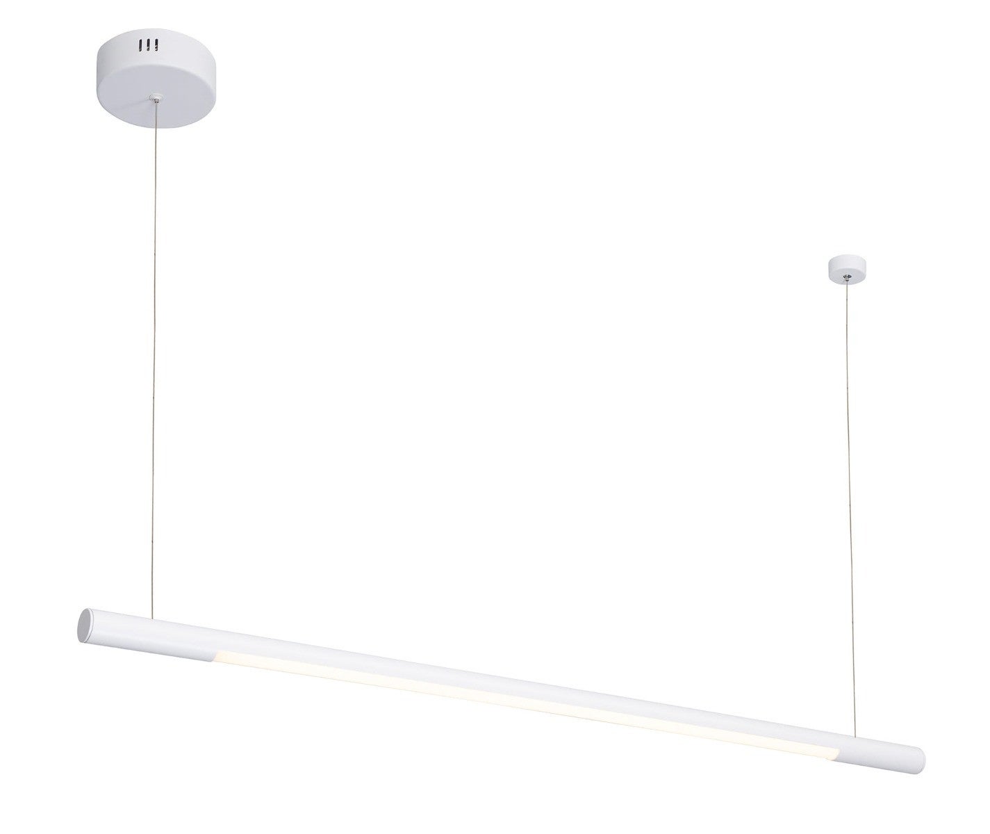 Lampa wisząca nowoczesna biała listwa 100 cm ORGANIC LED 16W P0357 Maxlight