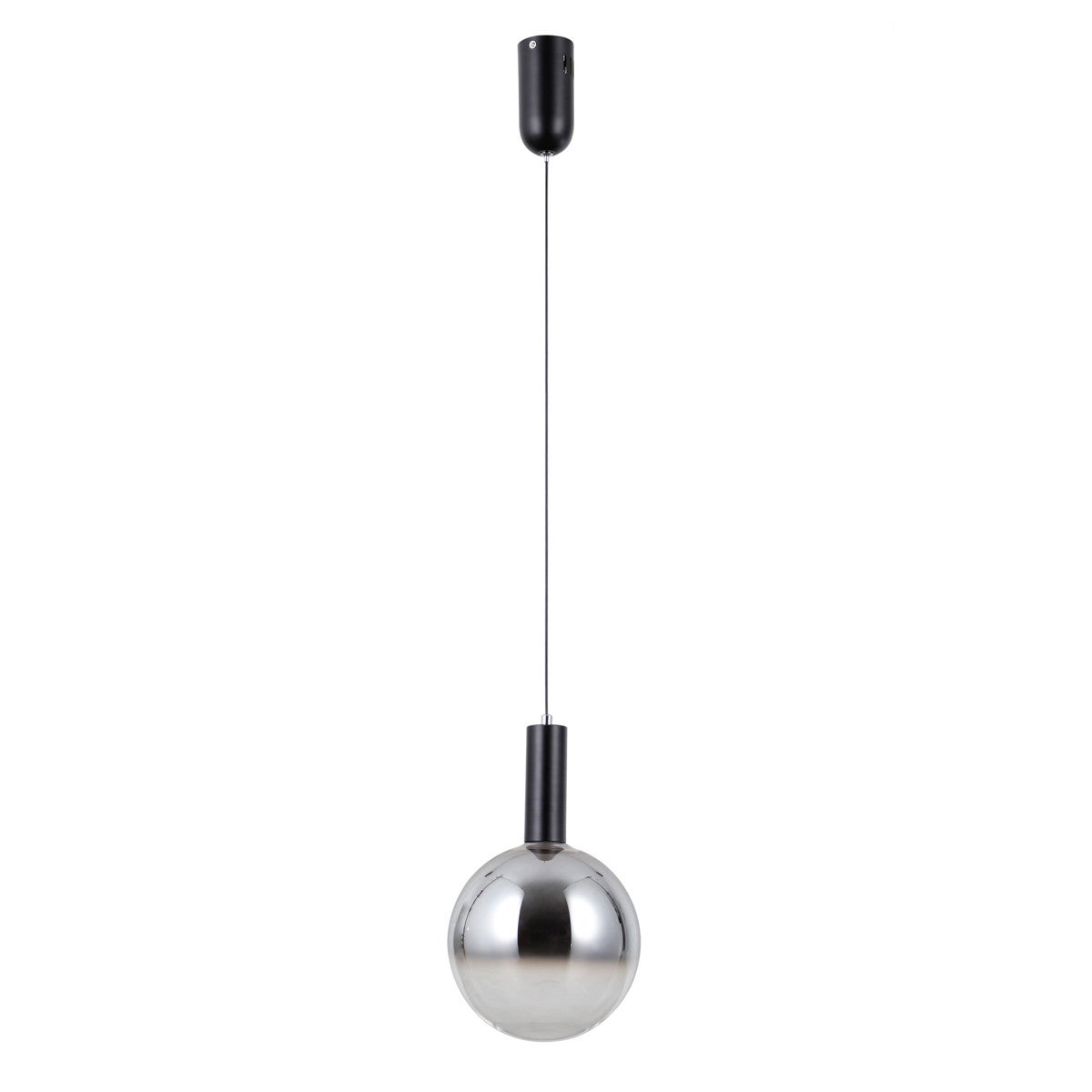 Lampa wisząca STRELA LED 5W Ciepła biel 457lm czarna matowa wym: 120 x 20 x 20 cm Italux
