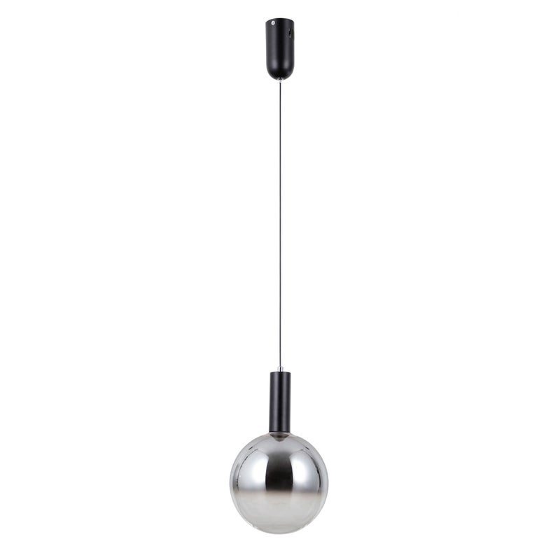 Lampa wisząca STRELA LED 5W Ciepła biel 457lm czarna matowa wym: 120 x 20 x 20 cm Italux