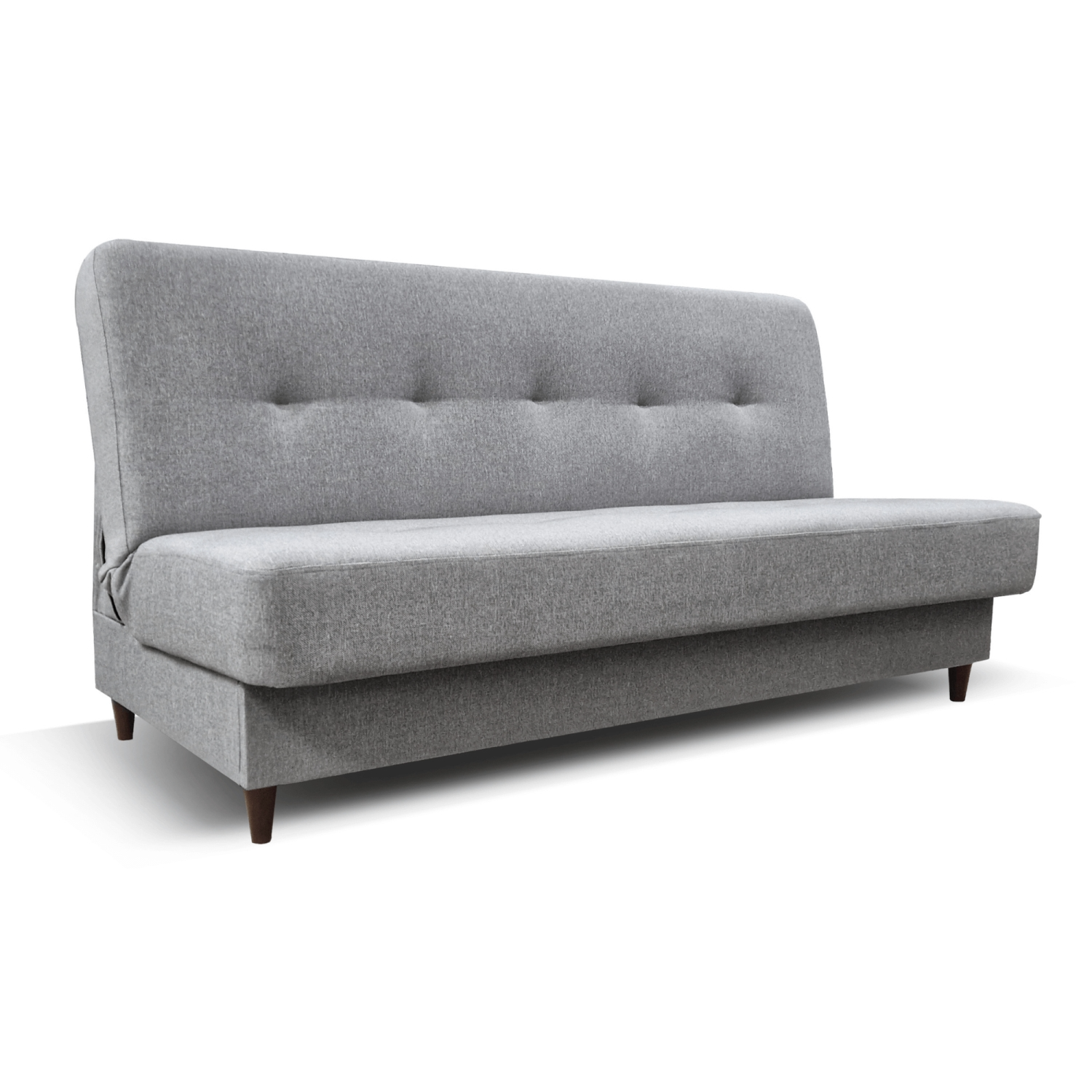 Wersalka Rozkładana Sofa Kanapa z Funkcją Spania Dwuosobowa Szara ARUBA 2