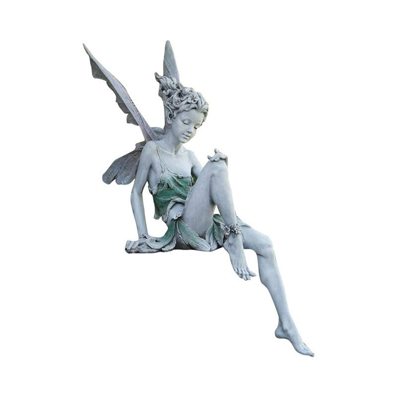 Figurka ogrodowa - Dekoracyjne figurki wróżek do ogrodu - Miniaturowe figurki do ogrodu wróżek - Zewnętrzny taras ogrodowy - Dekoracja figurkowa