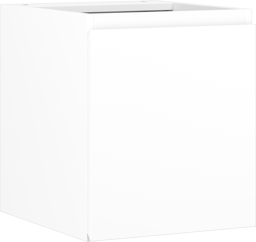 Mexen Orio szafka łazienkowa podumywalkowa 40 cm, 1 drzwi, biała mat - 91A11-04047-1-BF01