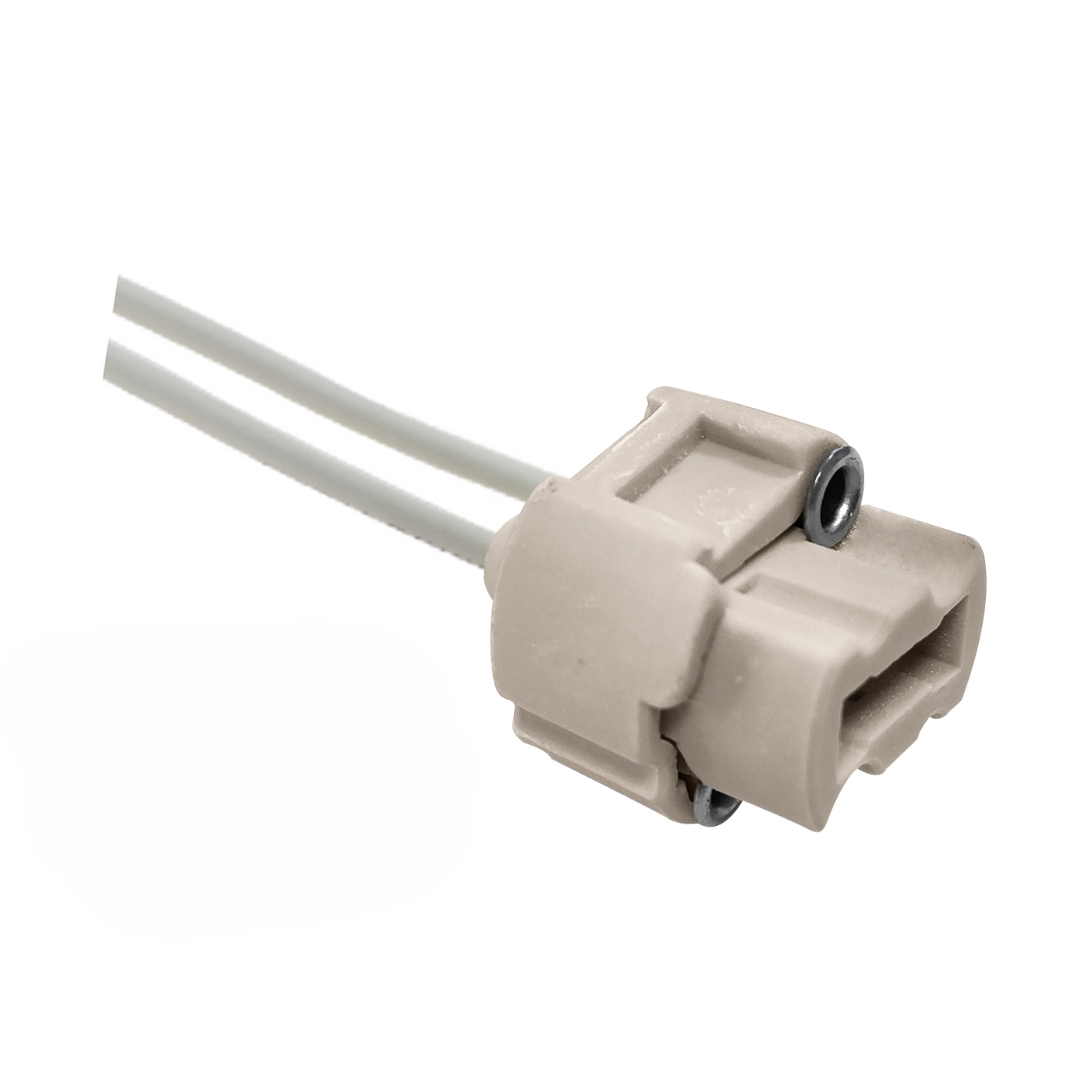 Alcapower Blister 10 szt Oprawka G9 z kablami 25 cm, ceramiczna do żarówek LED i halogenów, maks 240V, prąd 2A - 10SZT