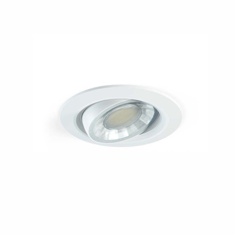 Okrągły reflektor wpuszczany LED regulowany, ściemnialny 8W IP44 4000k