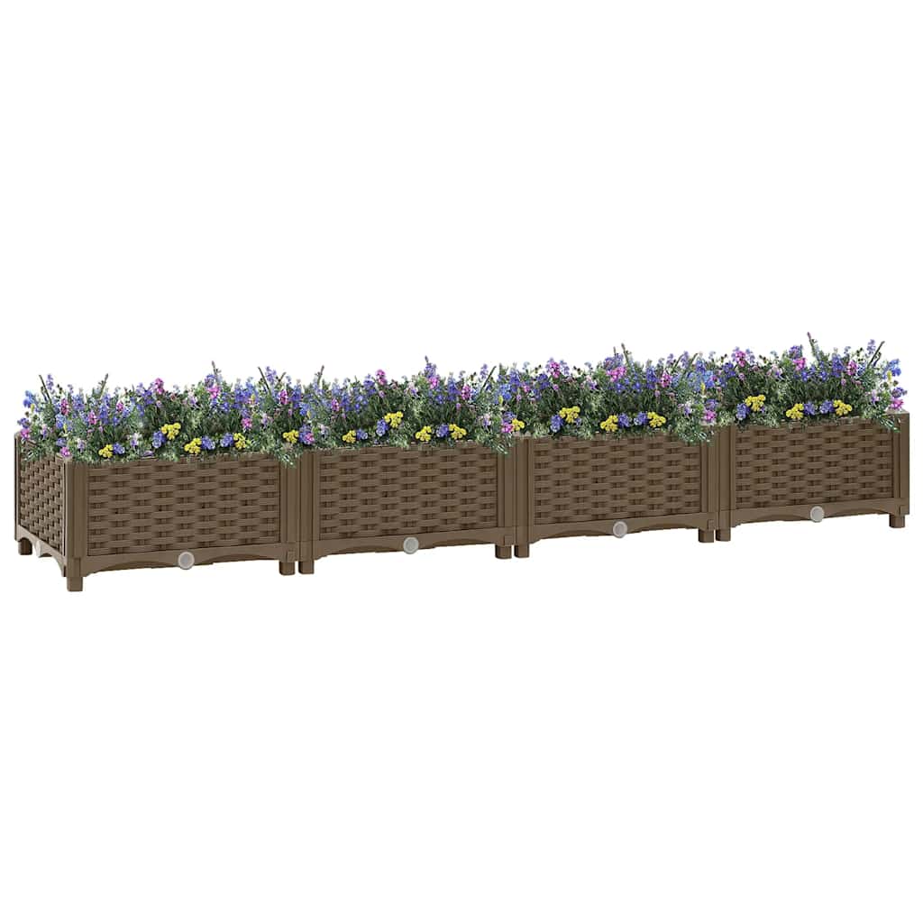 Donica do podniesionej rabaty, 160x40x23 cm, polipropylen vidaXL