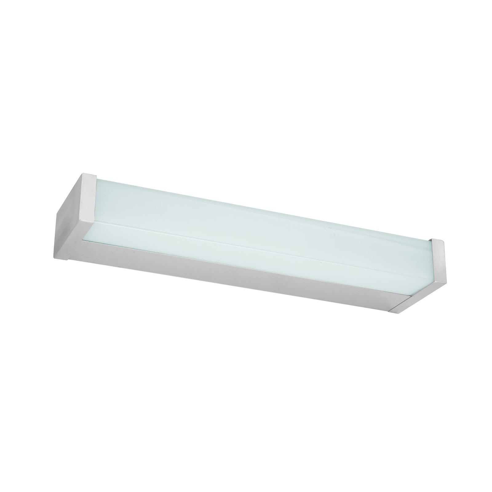 Kinkiet ścienny Minoria srebrno-biały LED 6W 3000K 600lm do łazienki wym: 3,9 x 30 x 7,8 cm tworzywo sztuczne IP44 Italux