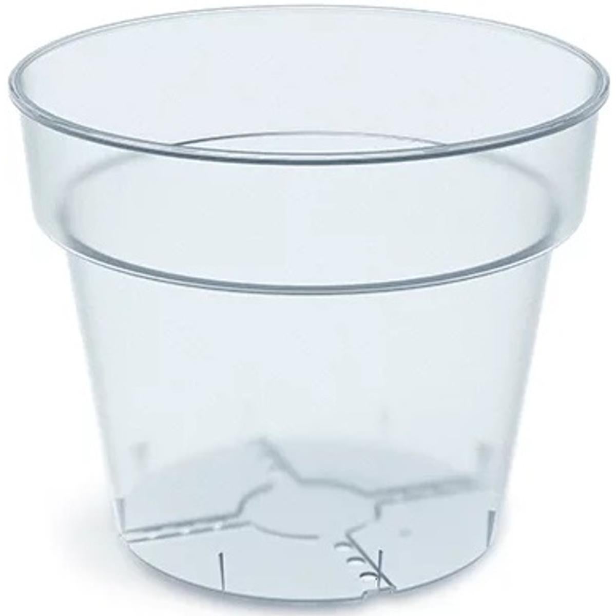 Doniczka do storczyka Planti transparentny 12 cm