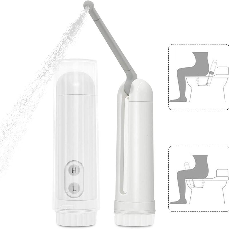 Bidet podróżny, wodoodporny elektryczny bidet z automatyczną folią dekompresyjną i dyszą regulowaną w zakresie 180 stopni, do mycia niemowląt, pielę